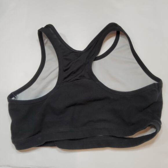 ATHLETIC WORKS Sports Bra. Size M 8/10. BLACK - Picture 2 of 5